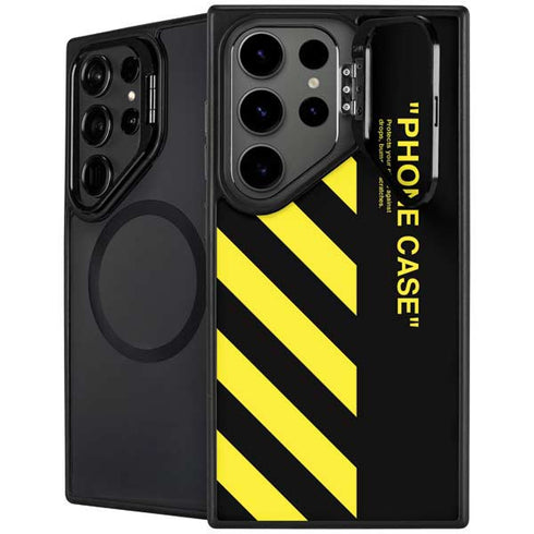 Black and Yellow Stripes Galaxy Cases